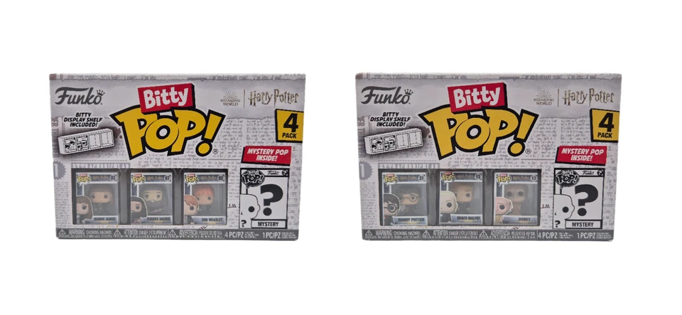 FUNKO Harry Potter Bitty POP! Vinyl Figuren 4er-Pack 2,5 cm