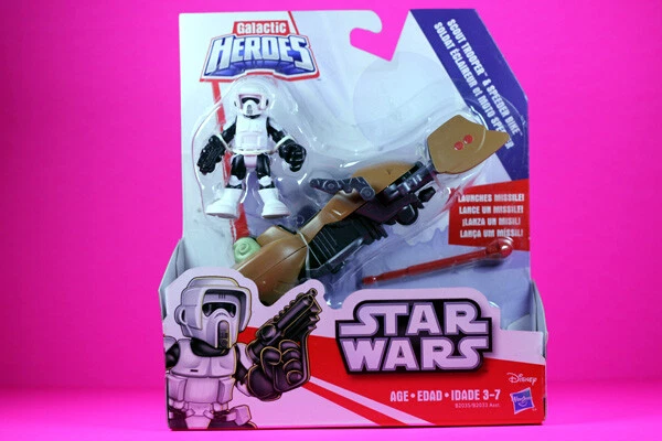 2 paquetes - Star Wars Galactic Heroes Scout Trooper - Darth Maul - Figuras de acción Foto 2 de 4