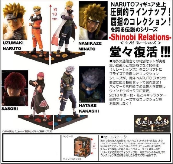 Banpresto Naruto Shippuden DXF Shinobi Relations Series 1 Minato Action Figure by Banpresto [並行輸入品] Banpresto Naruto Shippuden DXF Shinobi Relations Series 1