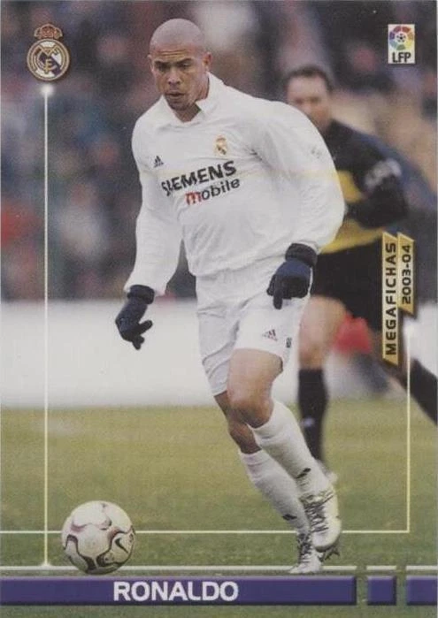 サッカーカード PANINI 03/04 MEGAFICHAS ロナウド Preços baixos em 2003-04 Panini Sports Mega Craques - Cristiano