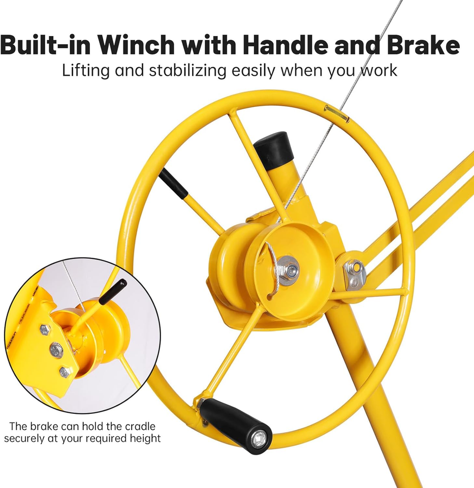 Drywall Lift 16 FT Drywall Panel Hoist Sheetrock Lift Drywall Lift