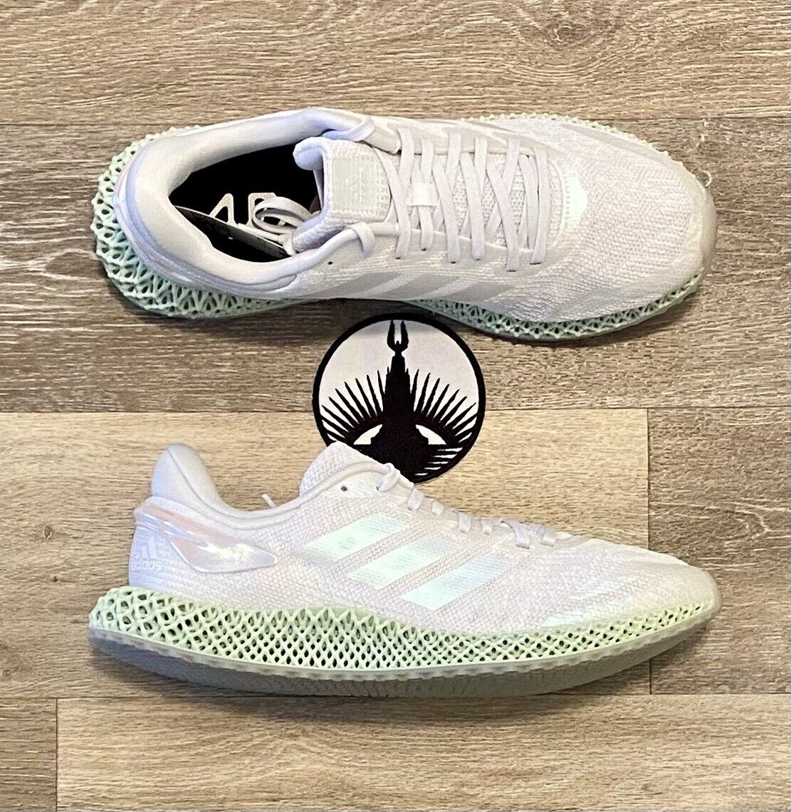 【初回限定】 Parley X LTD 1.0 Run 4D Adidas 'White Running Iridescent' 22.5cm