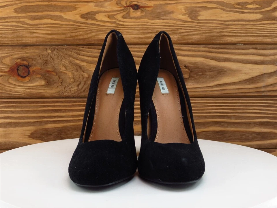 Kimchi Azul Talla 6 Tacón Bomba Negro Gamuza Ancho M Foto 3 de 4