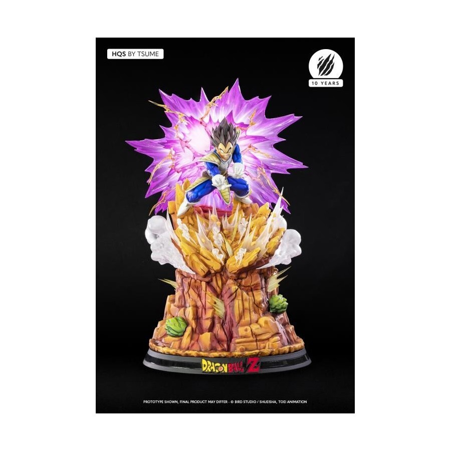 Dragon Ball Z Vegeta Galick Gun Hqs 1/6 Statue Diorama Tsume In 2 Brown Box