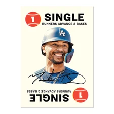 2024 Throwback Thursday Set 1 Card 1 Mookie Betts - Free Shipping Always!