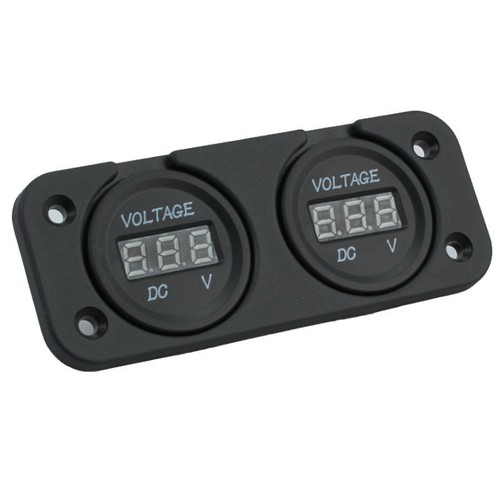 Digital LED Volt Meter Dual Battery Monitor Boat Voltage Marine Gauge DC 12V-24V - Picture 4 of 7