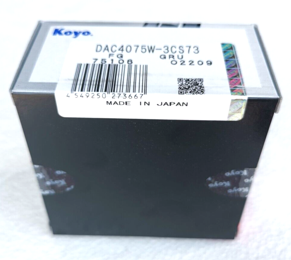 KOYO Japan DAC4075W Wheel Bearing FRONT for Toyota Yaris Prius C