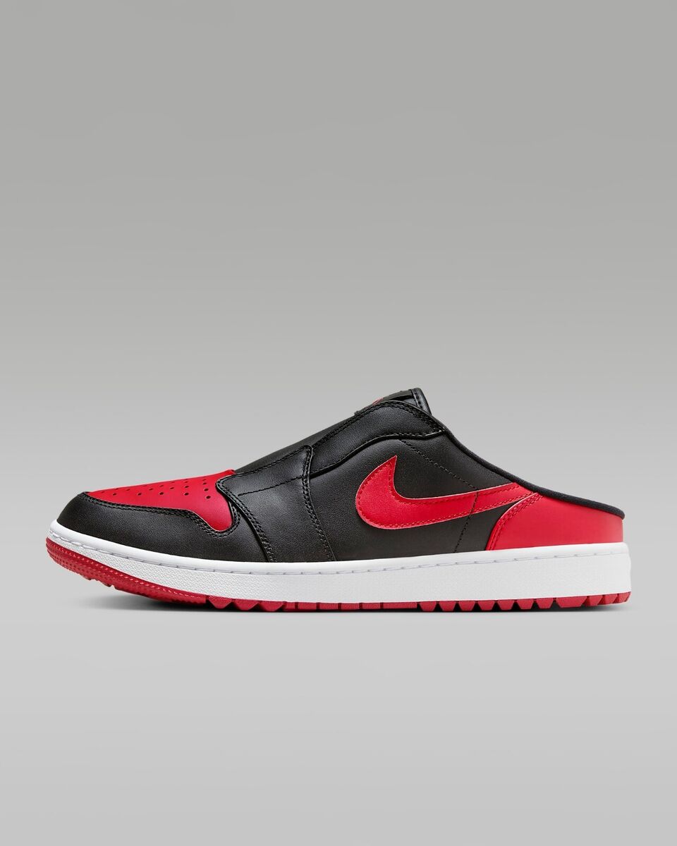 Nike Golf Air Air Jordan Mule Unisex Golf Shoes Bred FJ1214 Nike Golf Air Air Jordan Mule Unisex Golf Shoes Bred FJ1214