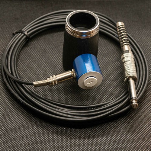 Pickup Microphone Blue with Volume + 65mm Barrel & 5m