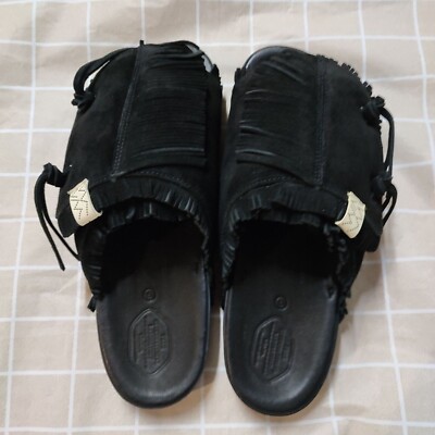 visvim christo shaman folk sandals L/43-44 size black new visvim christo shaman folk sandals L/43-44 size black new