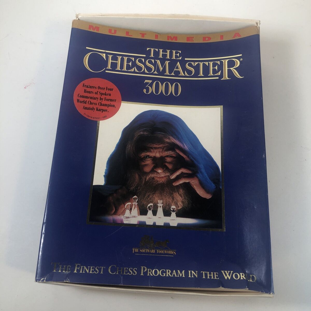 THE CHESSMASTER 3000 - THE FINEST CHESS PROGRAM IN THE WORLD - THE