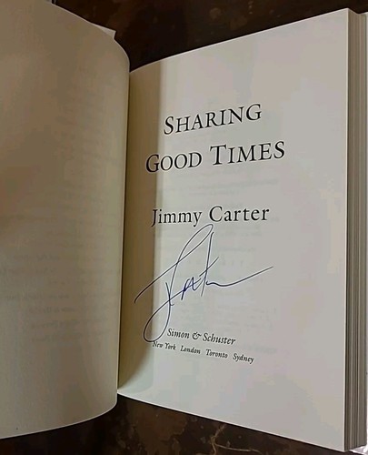 8 SIGNED President Jimmy Carter Books FAITH Nest PEACE Aging GOOD Values Why Not - Picture 5 of 24