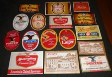 Lot of Yuengling Beer, Yuenglings Brewery, Pottsville PA Vintage Beer Labels