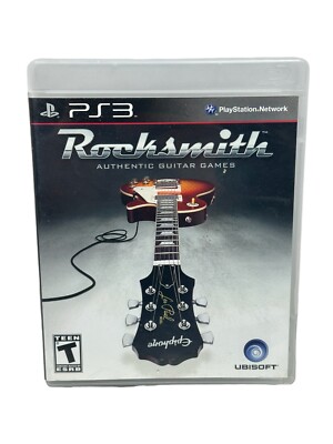 Rocksmith (Sony PlayStation 3, 2011) With Case, Manual, And Disc! - Tested