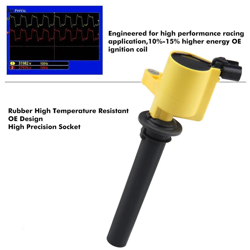 Paquete de 6 bobinas de encendido para Ford Mazda Tribute Escape Mercury 2001-2009 V6 3,0 L Foto 3 de 4