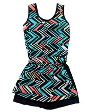 NWT 'Bee Loop' Girls Single Jersey Romper Modern Design Size 6