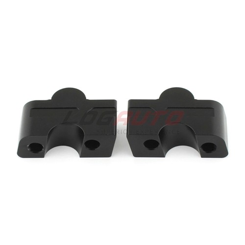 For Kawasaki Z650 ER-6N Ninja650 17-23 Handlebar Riser Mount Clamp Adaptor Black - Picture 5 of 8