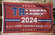 Donald Trump President 2024 Flag FREE SHIP Save America Republican USA Sign 3x5’