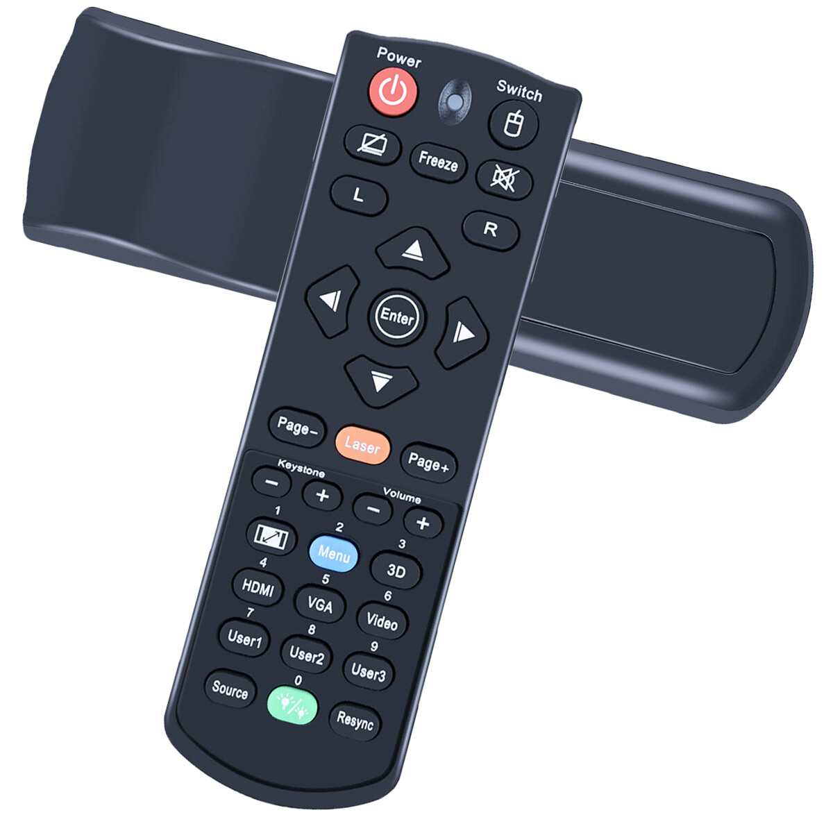 Telecomando Sostitutivo IR1304L Per Proiettore ViewSonic LM-2401 – TCNOUMT, Wireless - Foto 4