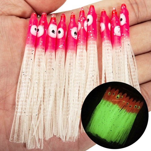 Fishing Baits Fishing Lures Parts Pvc 10pcs/Set 8cm Accessories Fishing