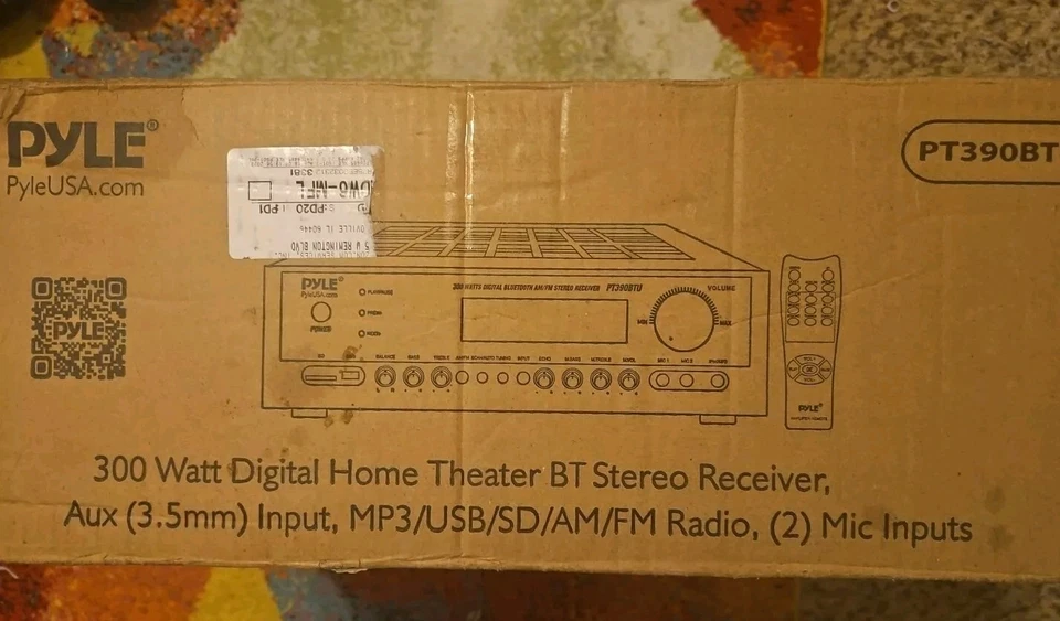  PT390BTU Bluetooth Digital Home Theater MP3/USB/SD Stereo Receiver 300 Watt  - Image 3 of 4