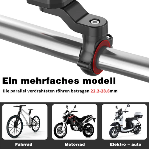 Handy Halterung Quad-Lock Bike Fahrrad Motorrad Roller Halter Handyhalterung DHL - Bild 6 von 9