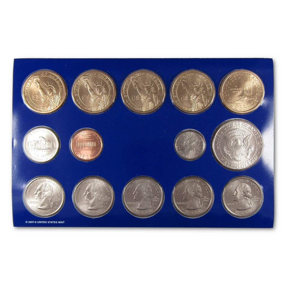 2008 Uncirculated Coin Set U.S Mint Government Packaging OGP COA - Image 3 of 4