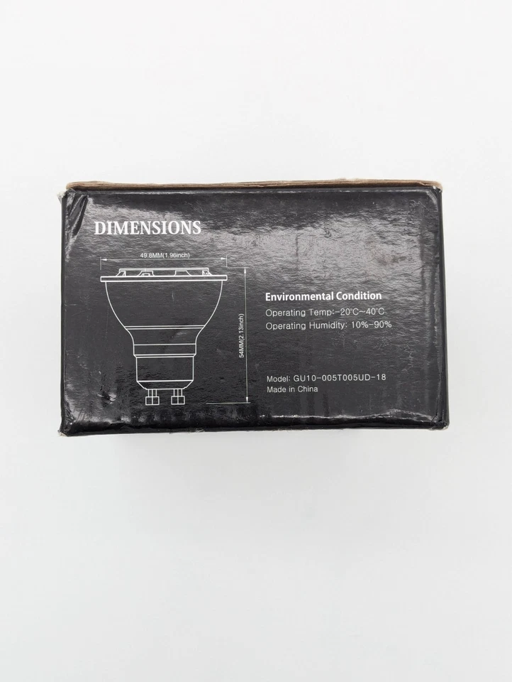 Shine Hai GU10 LED Spotlight 5000K Daylight White 5 Watts New - Image 3 of 4