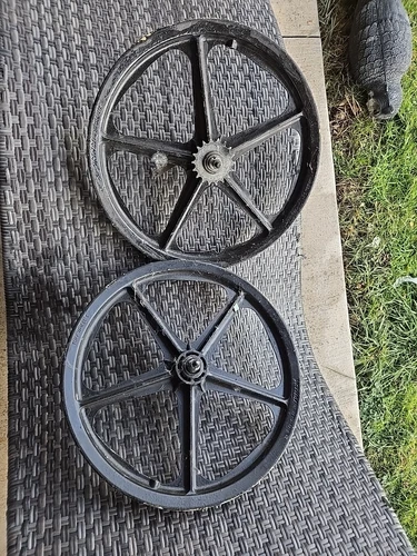 Pair Skyway Original Tuff Wheel 1 Vintage Bmx Bike Pit Mags