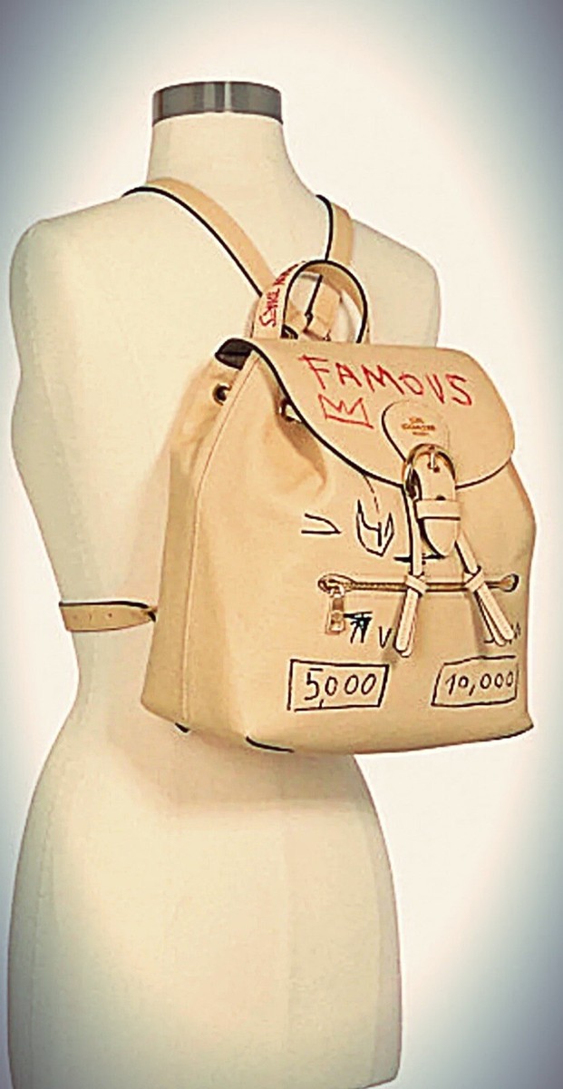Coach X Jean-michel Basquiat Kleo Backpack in Leather C5662  display picture 3
