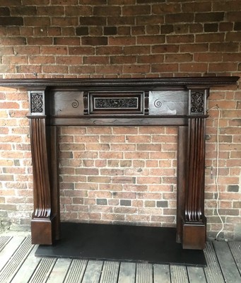 Superb Antique Solid Oak Fire Surround Free Delivery Or 25 Uk Ebay