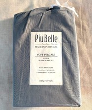 Set piumone Piu Belle Queen Made in Portugal 100% cotone 3 pezzi morbido percalle