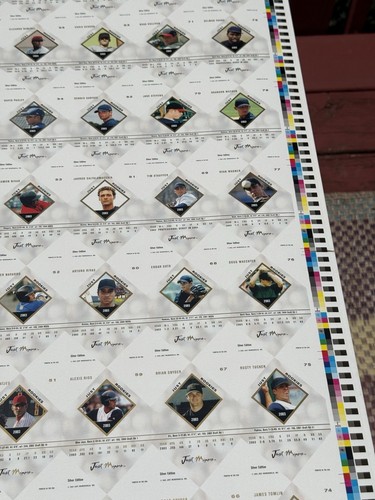 RARE! 2003 Just Memorabilia SILVER UNCUT Sheet 28x40 Hamels Felix Hernandez Cano - Picture 15 of 20