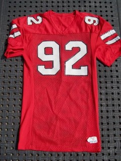 Reggie White #92 Memphis Showboats 1984 Worn USFL Jersey Team Booster Origin