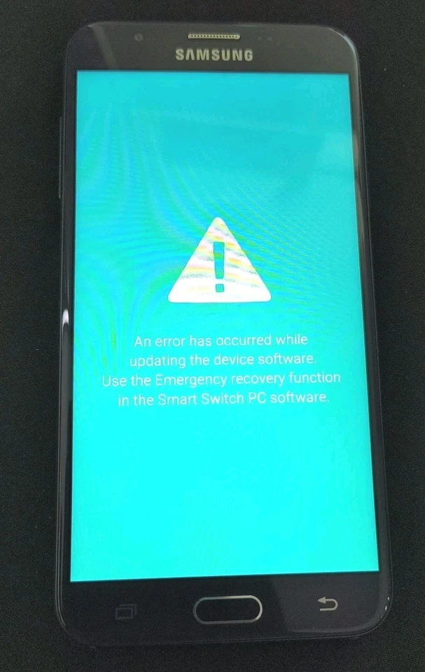 Samsung Galaxy J7 Crown - 16GB - Black -Sprint - Software issue (V46) - Image 2 of 4