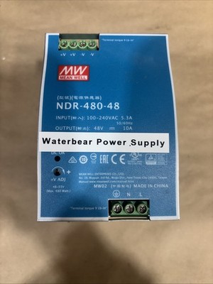 Mean Well NDR-480-48 Switching Regulator Power Supply