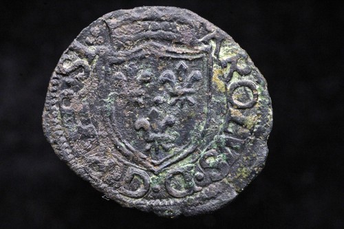 Kingdom of Naples Charles VIII Cavallo French coat of arms Chieti, Italy 1495 AD