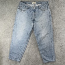 VTG Levis 560 Jeans Mens 38x30 MADE IN USA Blue Loose Baggy Fit Tapered Leg