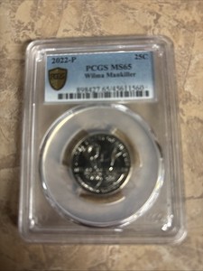 PCGS MS65 2022 P Wilma Mankiller Quarter