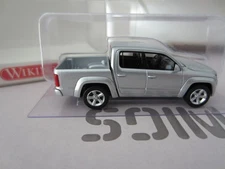 WIKING 0311 VOLKSWAGEN AMAROK PICKUP SILVER model is PLASTIC - HO or 1:87 scale