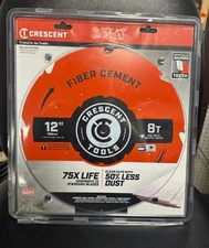 Crescent 12" x 8 Tooth FIBER CEMENT Circular Saw Blade - CSBFC-1208