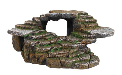 Reptology Shale Scape Step Ledge & Cave Hideout   Basking Area - Decorative R...