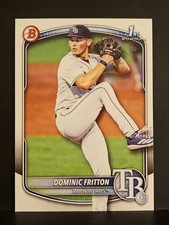 2025 Bowman Draft #189 Dominic Fritton RAYS