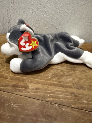 #ad TY Beanie Baby NANOOK the Husky 7.5 inch dog plush $9.67