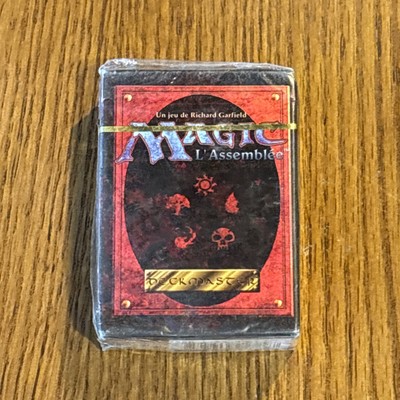 MTG: 4th EDITION Factory Sealed Tournament Pack/Starter Deck from Box - French