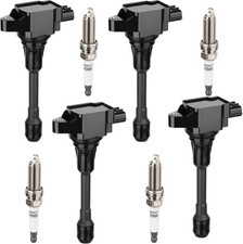 Ignition Coil Pack and Iridium Spark Plug Compatible with Nissan Altima Rogue Se