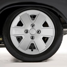 Set Of Four 15 Silver Hubcap Wheel Covers For 2006-2011 Ford Focus Push-on