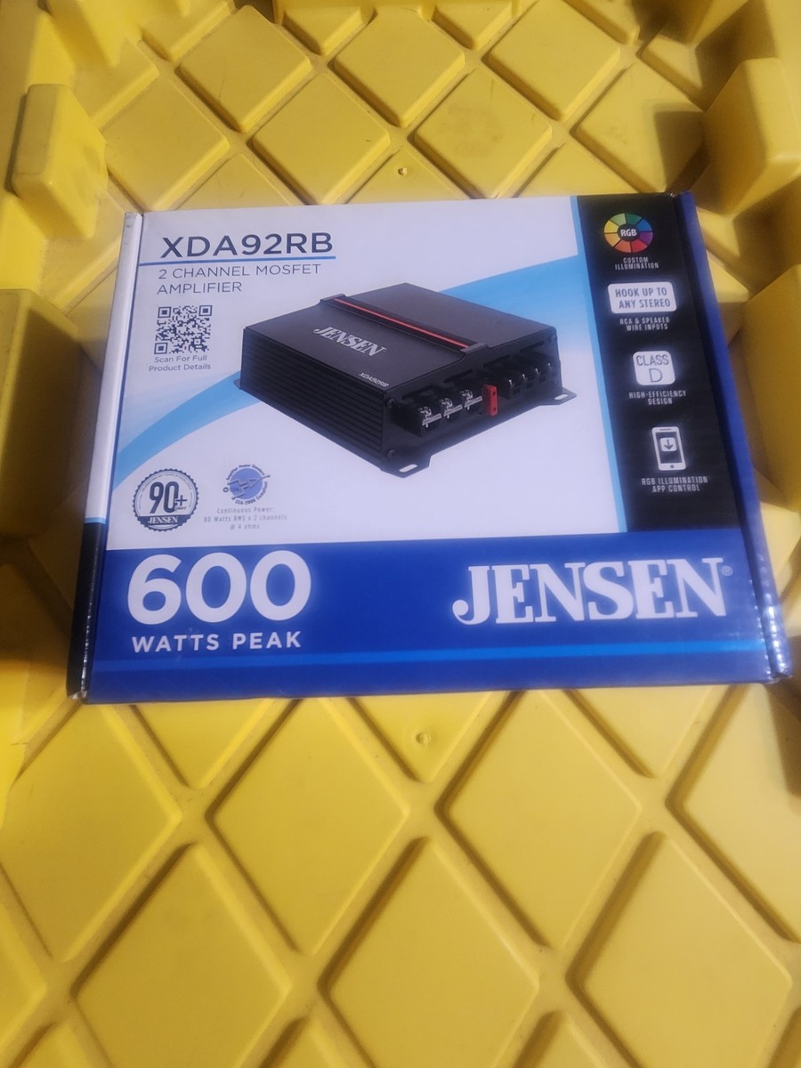 Jensen XDA92RB 600W 2 Channel Car Amplifier for sale online | eBay
