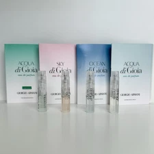 Giorgio Armani ACQUA DI GIOIA Perfume Collection Sample Vial 4pc Set