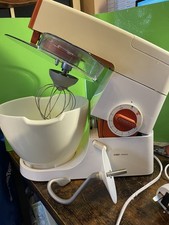 Kenwood Chef Classic Food Mixer with Attachments -orange & White Colour
